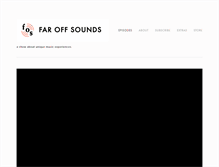 Tablet Screenshot of faroffsounds.org